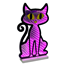 Hallioween Pink Cat LED Infinity Light - 15.6
