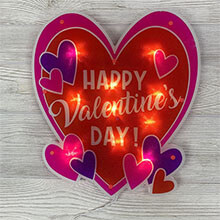 Valentine's Day Shimmer Wall Art                             PD-29577