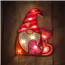Valentine's Gnome Shimmer Window Light