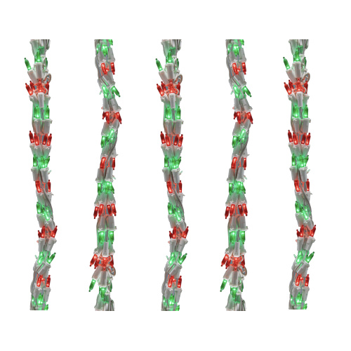 300L High-Density LED Christmas Garland Lights – Red & Green – 11.6 ft BS-28700