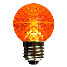 Amber LED Globe Light Bulb