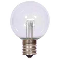 Shatterproof G50 LED Globe Light Bulb - E17 - White AIS-G50I-PL-WH