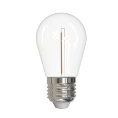 LED S14 Medium Base Light Bulb - Warm White - 1 Filament - Plastic LI-S14-WW/1F-PL