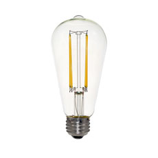 LED VST19 Vintage 4 Post Style Filament Bulb - Clear  LI-VST19-2001