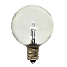 Globe Light Bulb - Plastic - G40 - E12 AIS-G40C-PL-WW           