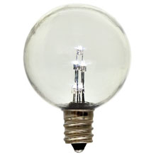 Globe Light Bulb - Plastic - G50 - E12 AIS-G50C-PL-WW           