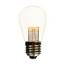 LED S14 Medium Base Light Bulb - Clear - 9 LED