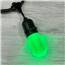 Lime Green LED S14 Crystal Cut Faceted Light Bulb (25pk)