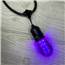 LED S14 Medium Base Light Bulb - Purple/Plastic