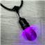 Purple LED S14 Crystal Cut Faceted Light Bulb
