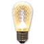 Sun Warm White LED S14 Crystal Cut Faceted Light Bulb