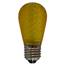 Yellow LED S14 Crystal Cut Faceted Light Bulb