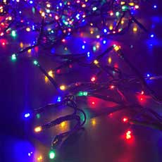 200 Bulb LED Multi-Color/Multi Function String Light Set        