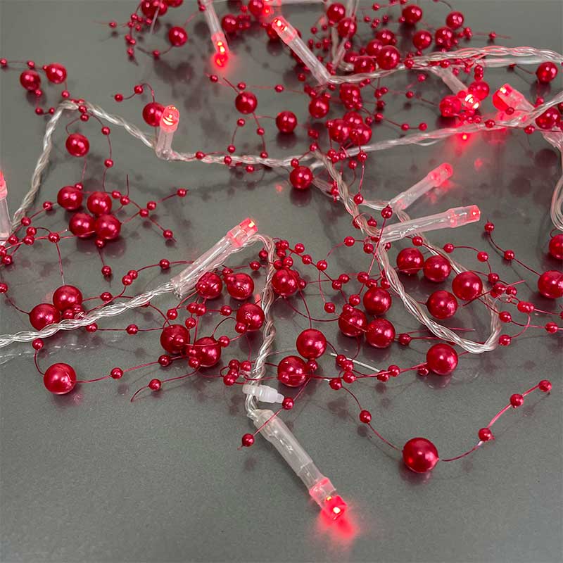 Red Beaded Garland