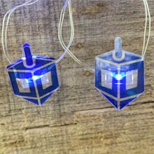 Dreidel Hanukkah LED Fairy Lights - Battery Operated C5525-D