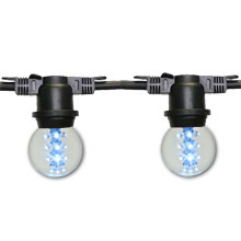 100' G50 Globe Light Strand Kit - Cool White LED Designer
