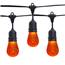 Orange LED Faceted Commercial String Lights