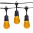 Yellow LED Faceted Commercial String Lights