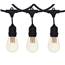 330' Vintage LED Suspended Light Strand Kit - Black Suspended