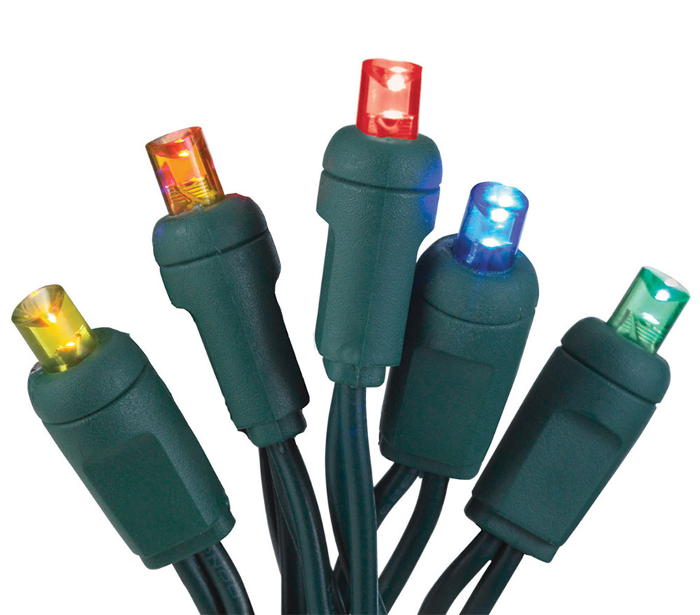 Flexchange Led String Light Strand 50 Frosted Multi Color Lights
