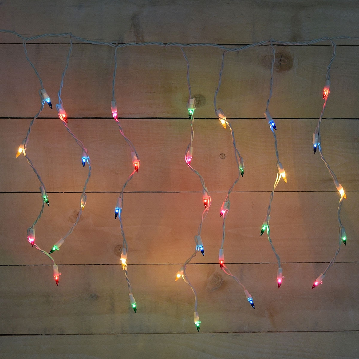 50 Icicle Multi-Color String Lights