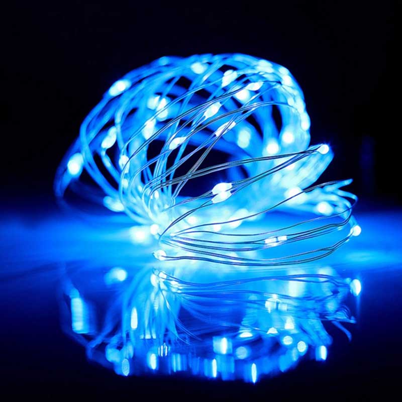 100 LED Copper String Micro Lights – Blue PF-600036