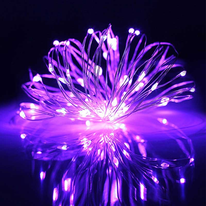 100 LED Copper String Micro Lights – Purple PF-600070
