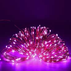 100 LED Copper String Micro Lights – Pink PF-600071