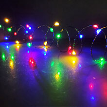 Multi-Function Orange LED Micro String Lights w/ Timer - 10 ft. GC2280320