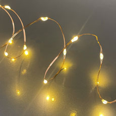 Micro LED String Lights 60-Bulbs Copper Wire - Classic Warm KM483747
