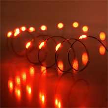 REd LED Battery Operated Ultra Thin Wire String Light