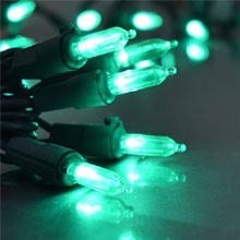 Green LED Mini String Lights