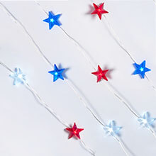 40”L Patriotic Star Micro Light Set GC2465190