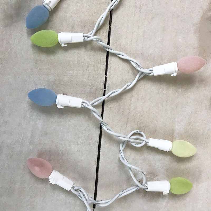 easter egg pastel led string lights easter string lights