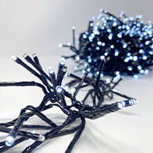  Wide Angle LED Firecracker Tree Wrap - Cool White - 1500 Lights