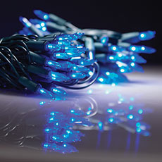 Blue 100 LED String Lights - 22.6' Lighted Length 900240