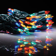 Multi-Color 100 LED String Lights - 22.6 Lighted Length 900227