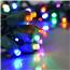 Multi Color LED Light Strand Green Cord - 50 Lights