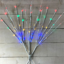 Multi-Color Twinkling Pathway Lights - Set of 3