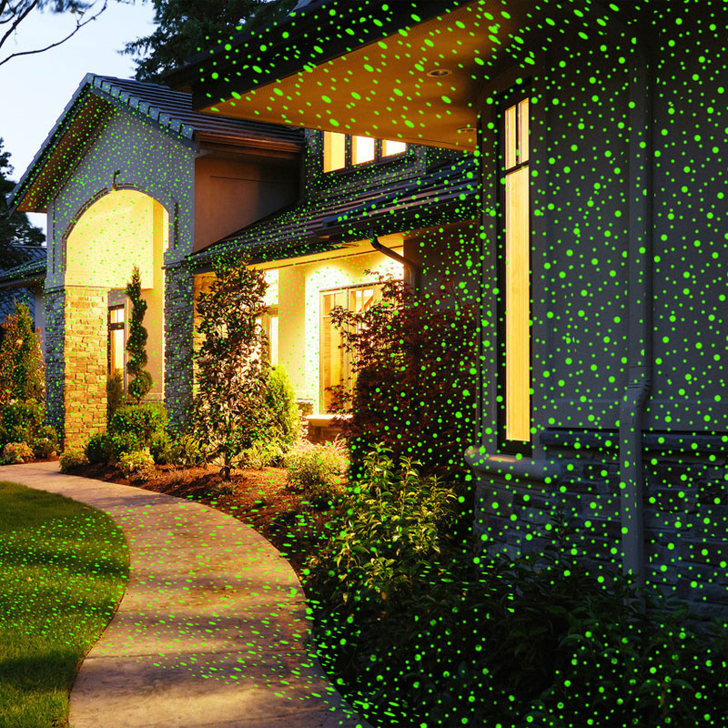 Night Stars Deluxe Red Green Light Projector