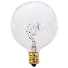 25W Clear Decorative Globe Light Bulbs