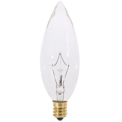 25W Clear Torpedo Light Bulb