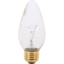 GE 40W Clear Flame Light Bulb