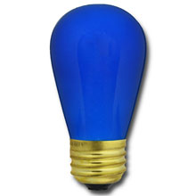 Commercial Light Strand Blue Light Bulbs