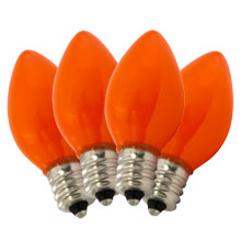 Replacement Ceramic Orange C7 Stringlight Bulbs