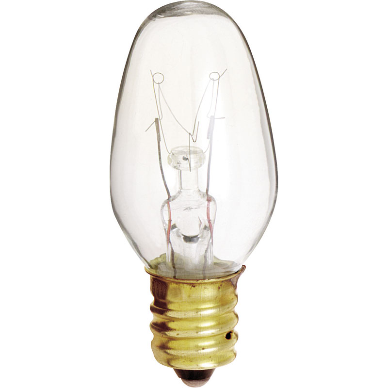 7W Clear Night Light Bulb