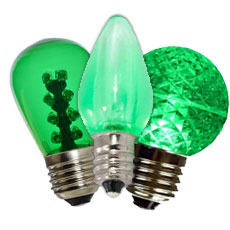 Green Light Bulbs