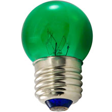 7.5W Green S11 Medium Base String Light Bulb