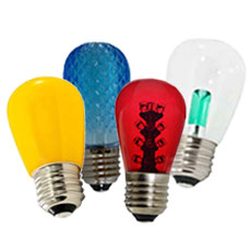 Colored S14 LED Bulbs