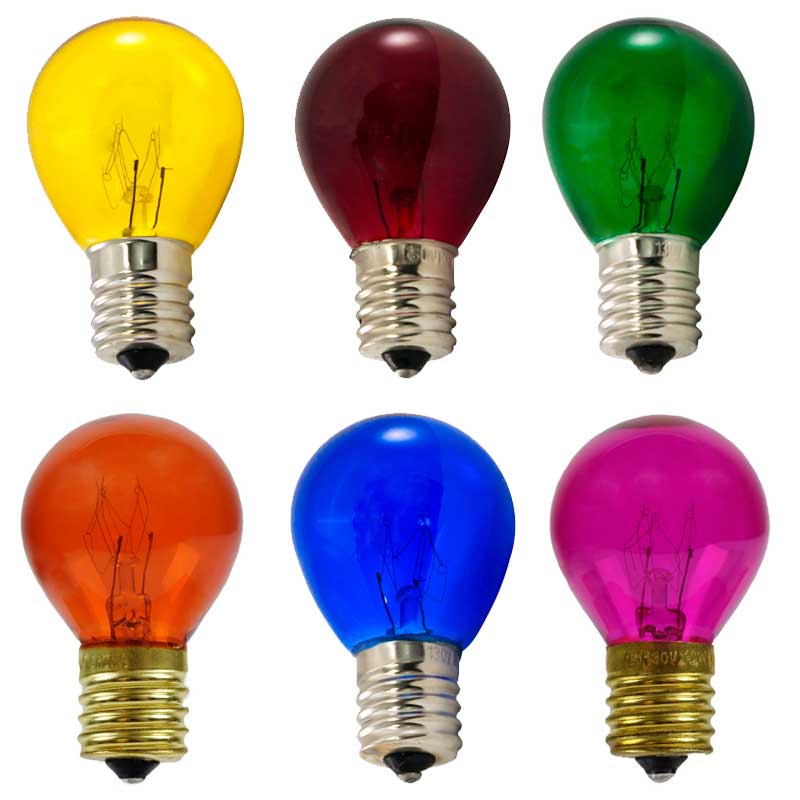 colored light bulbs